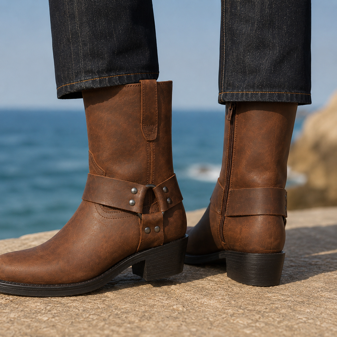 Martelli Harness Boots - Lead Alternate View