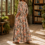 Nina Floral Maxi Dress - Lead Alternate View