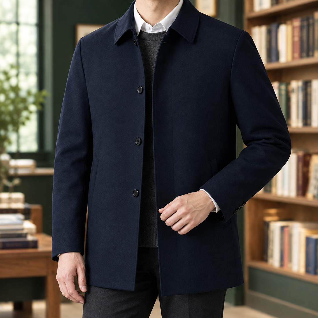 Alastair Tailored Jacket - Lead Product Detail