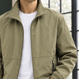 Christopher Stand Collar Jacket - Lead Product Detail