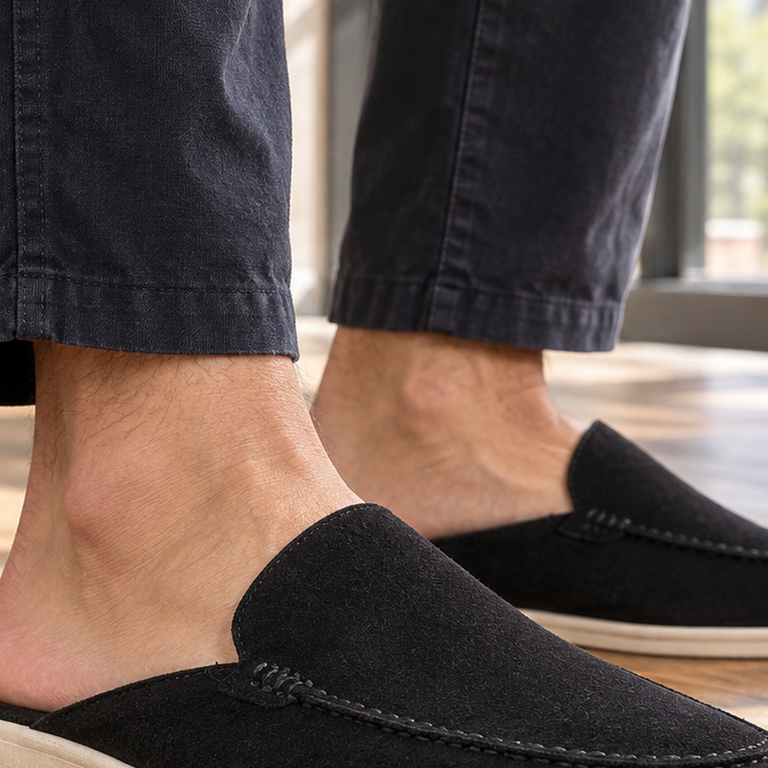 Cordoni Backless Loafers - Lead Product Detail