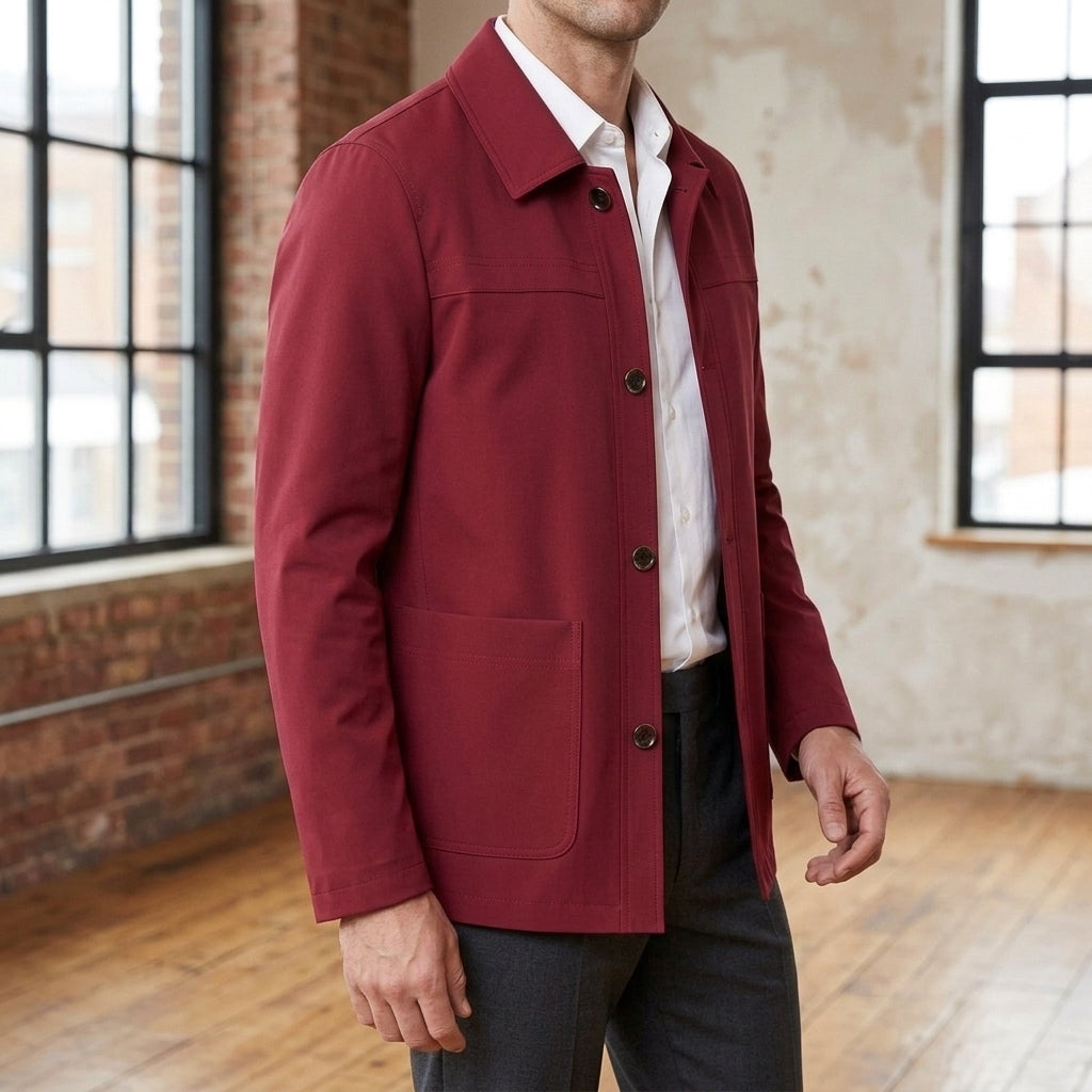 Harlan Button Front Jacket - Lead Alternate View