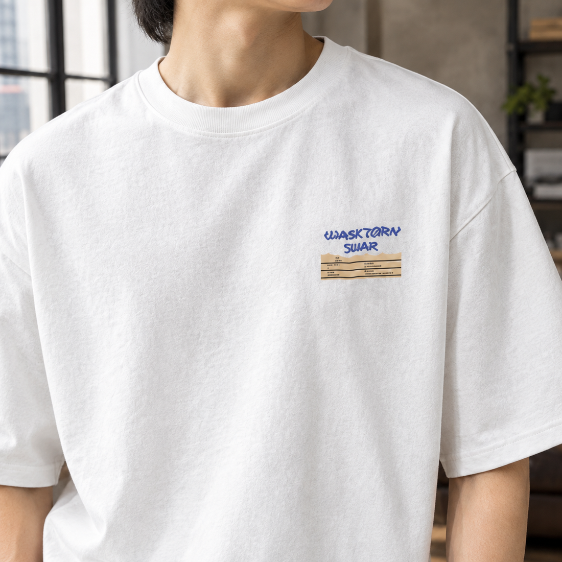 Simeon Oversized T-Shirt - Lead Product Detail