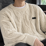 Emrys Cable Knit Sweater - Lead Product Detail