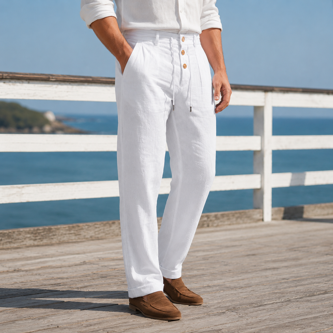 Blake Relaxed Pants - Lead Alternate View