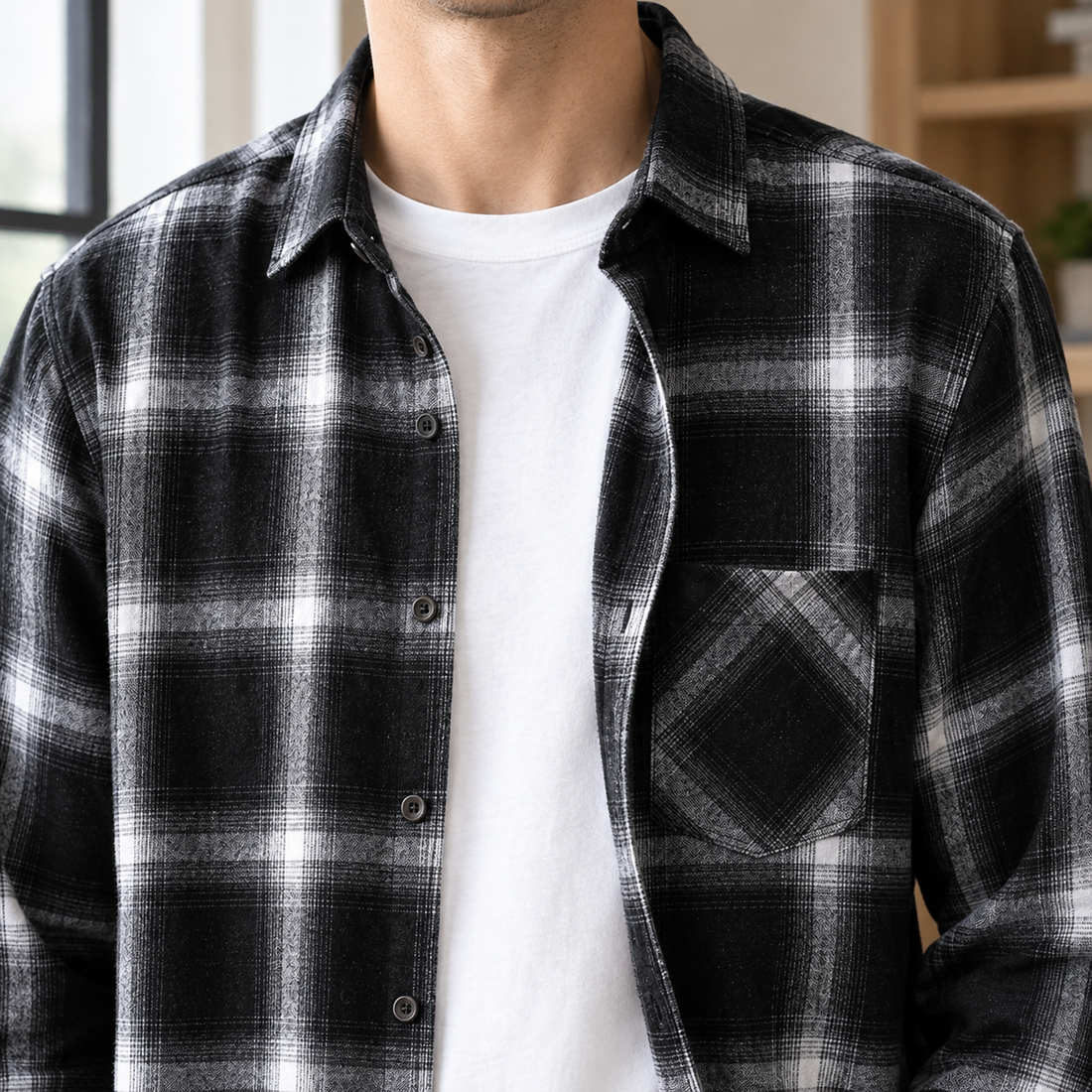 Gregoire Plaid Overshirt - Lead Product Detail
