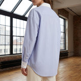 Alessia Embellished Stripe Shirt - Lead Alternate View