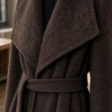 Alouette-Faye Belted Wool Coat - Lead Product Detail