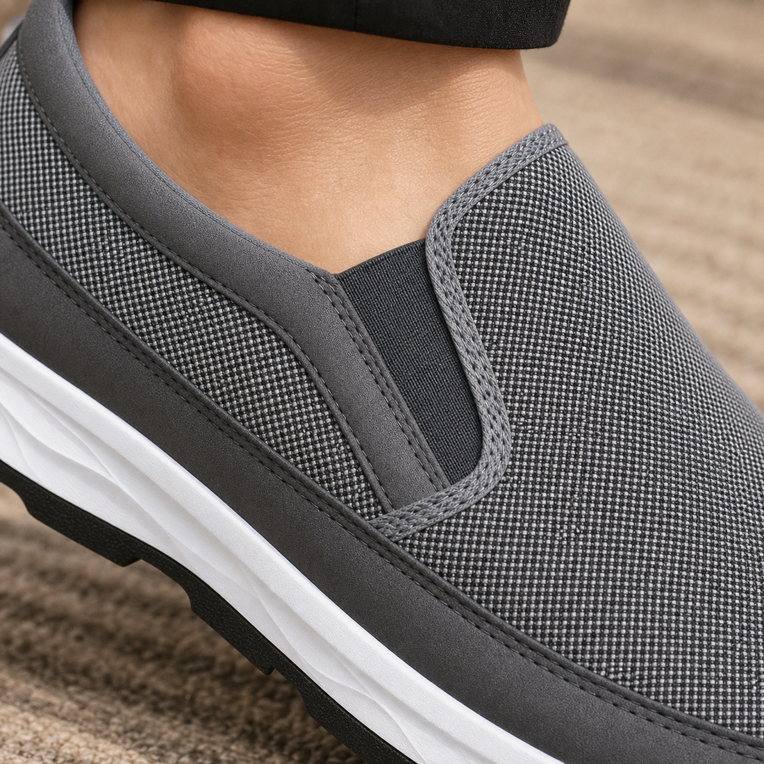 Spinola Slip-On Sneakers - Lead Product Detail