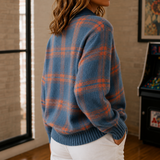 Luna Plaid Sweater - Lead Alternate View