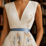 Sabine-Jane Pleated Maxi Dress - Lead Product Detail