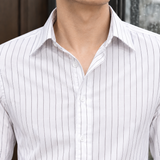 Fintan-Wren Striped Shirt - Lead Product Detail