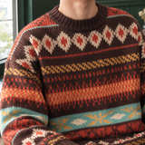 Fintan Fair Isle Sweater - Lead Product Detail