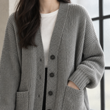 Lauren-Elise Ribbed Cardigan - Lead Product Detail