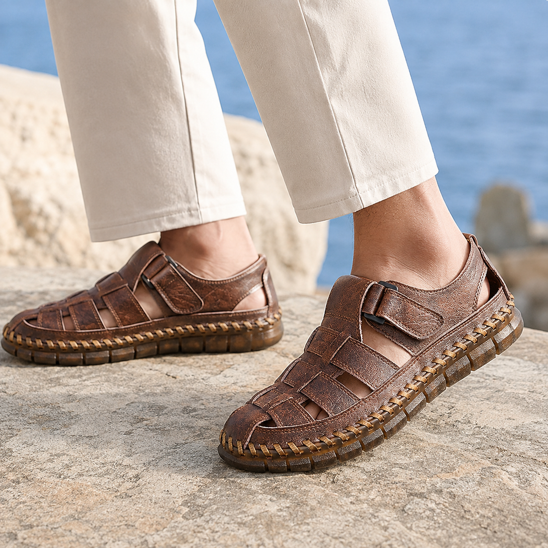 Messina Fisherman Sandals - Lead Alternate View
