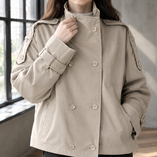 Pomeline Stand Collar Jacket – Atelier Oliver