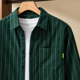 Keaton Striped Shirt - Lead Product Detail