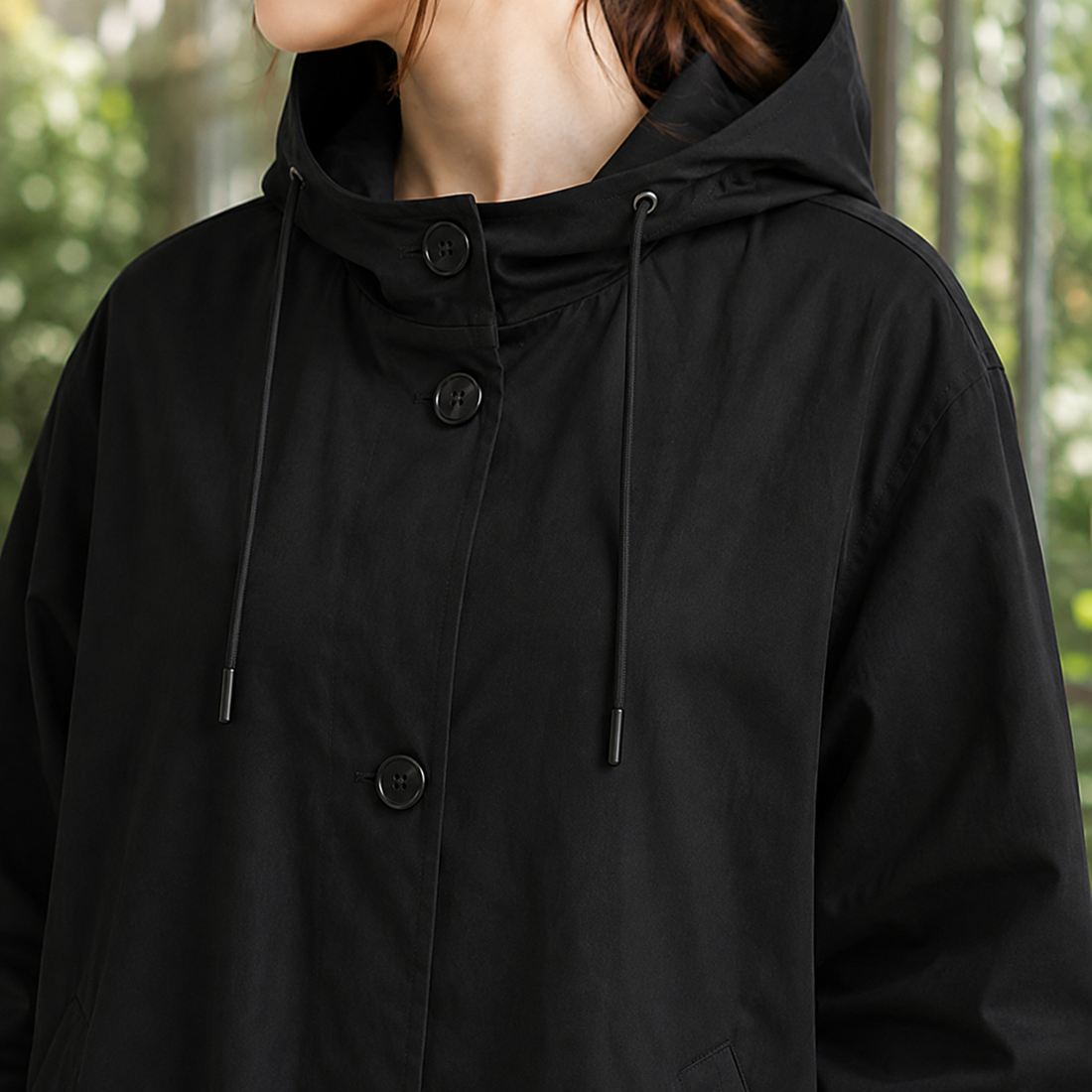 Zelda-Elise Hooded Overcoat - Lead Product Detail