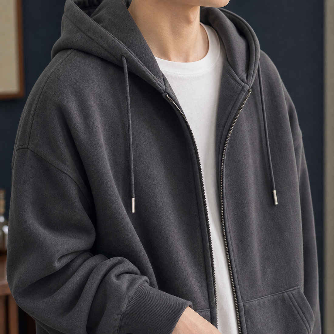 Octavian Zip Hoodie - Lead Product Detail