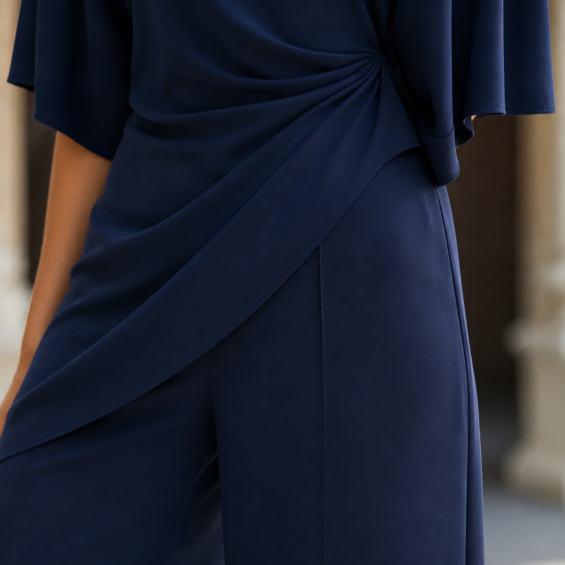 Katia-Sage Draped Set - Lead Product Detail