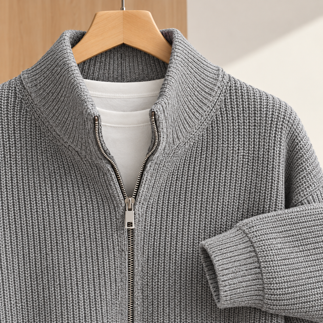 Paul-Jude Ribbed Jacket - Lead Product Detail