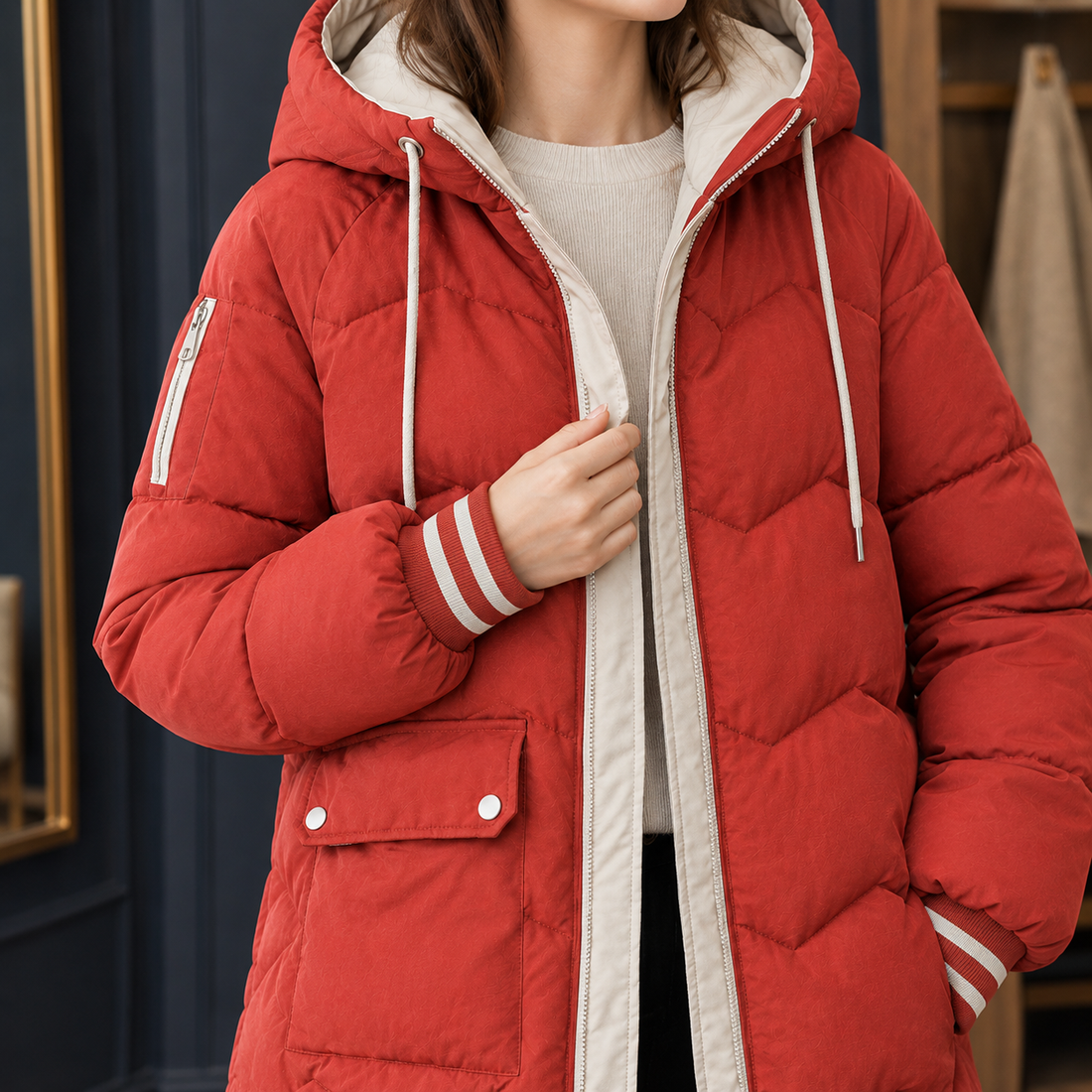 Mariella Quilted Jacket - Lead Product Detail