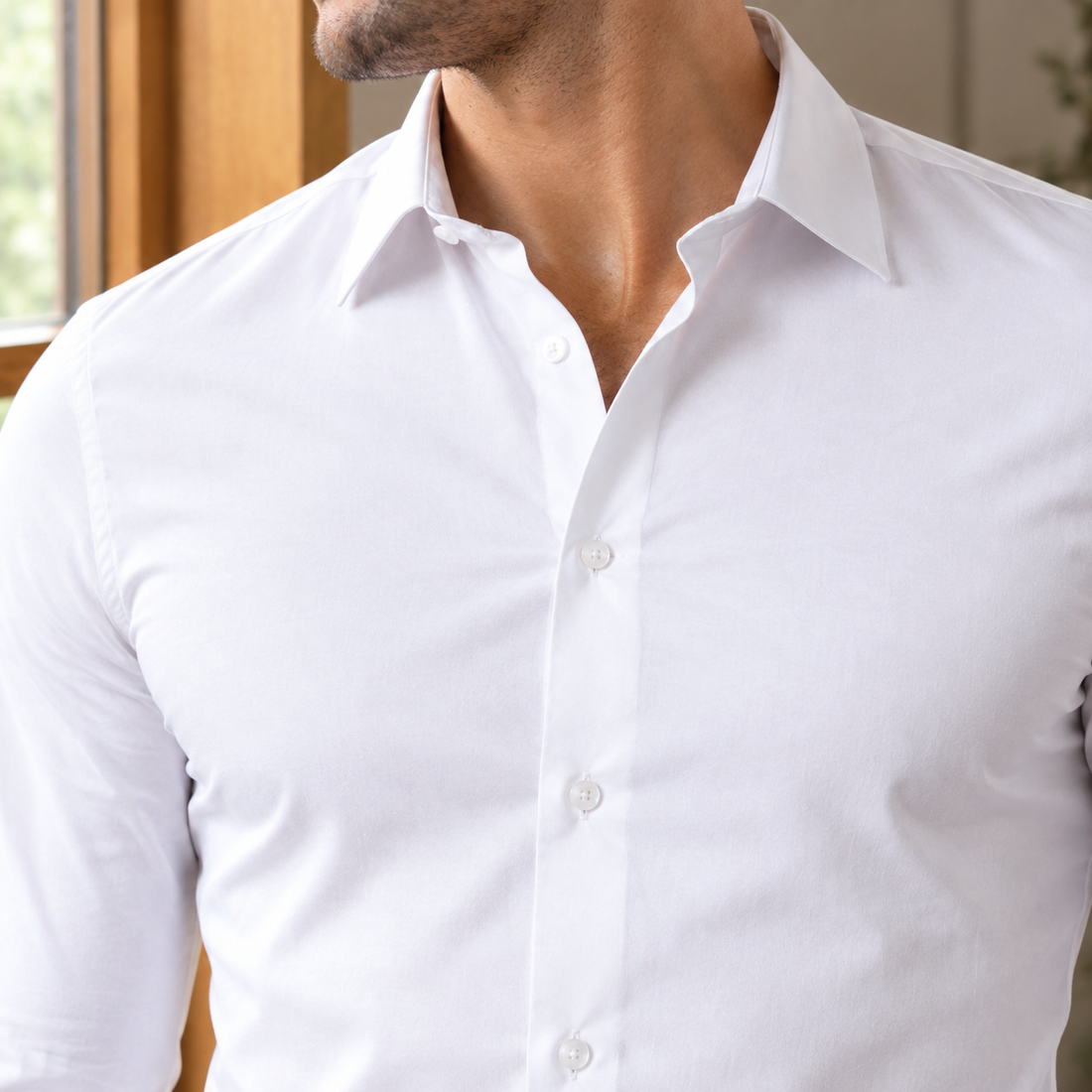 Gaultier Stretch Shirt - Lead Product Detail