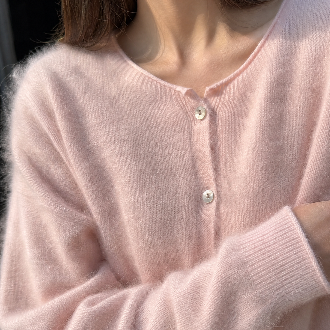 Amandine-June Brushed Cardigan - Lead Product Detail