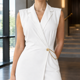 Carina-Faye Notched Jumpsuit - Lead Product Detail