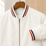Arthur Striped Bomber Jacket - Lead Product Detail