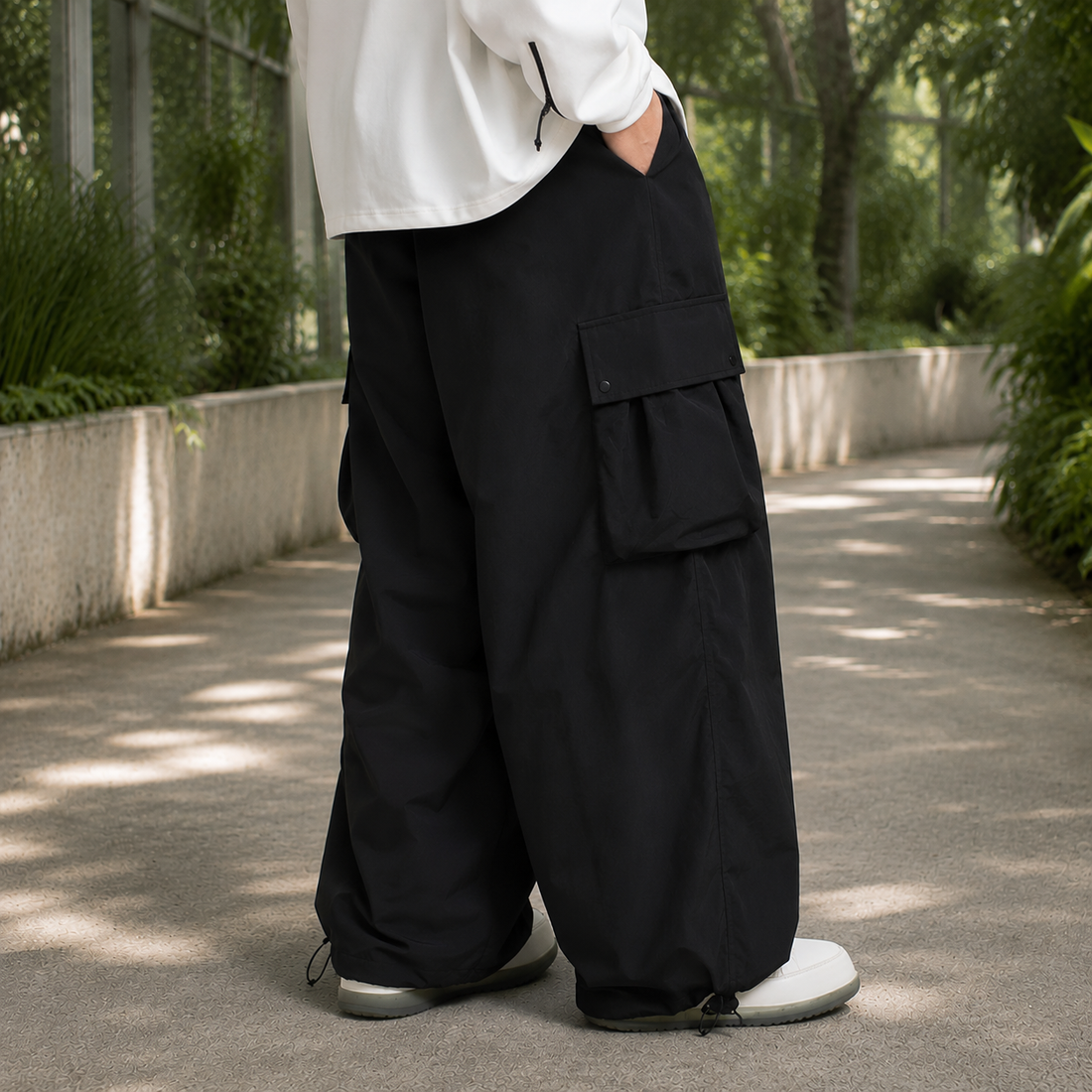 Damian Baggy Cargo Pants - Lead Alternate View