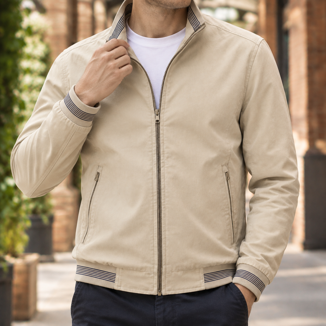 Maximilian Zip Jacket - Lead Product Detail