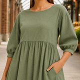 Ramona-Mae Empire Midi Dress - Lead Product Detail