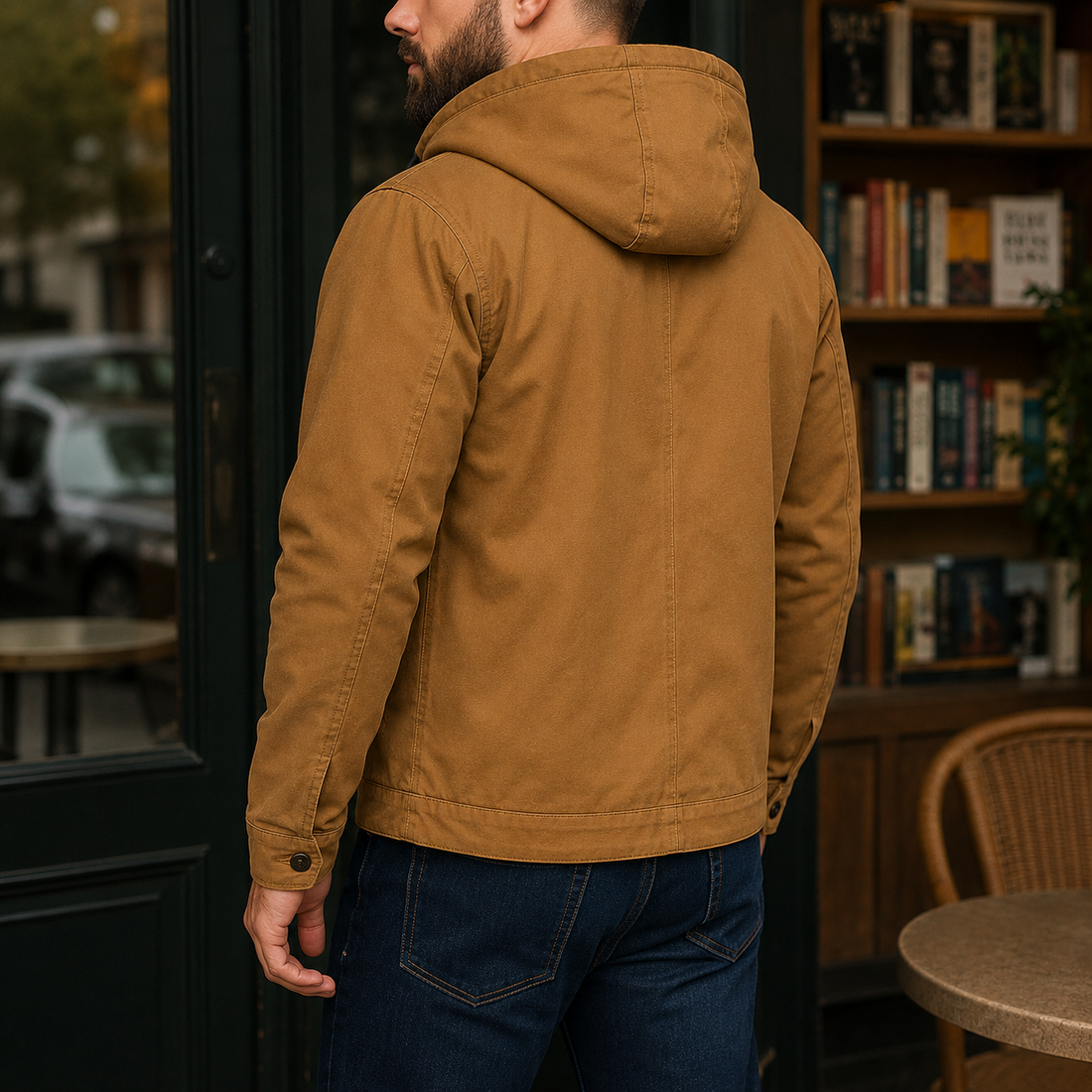 Zachary Hooded Jacket - Lead Alternate View