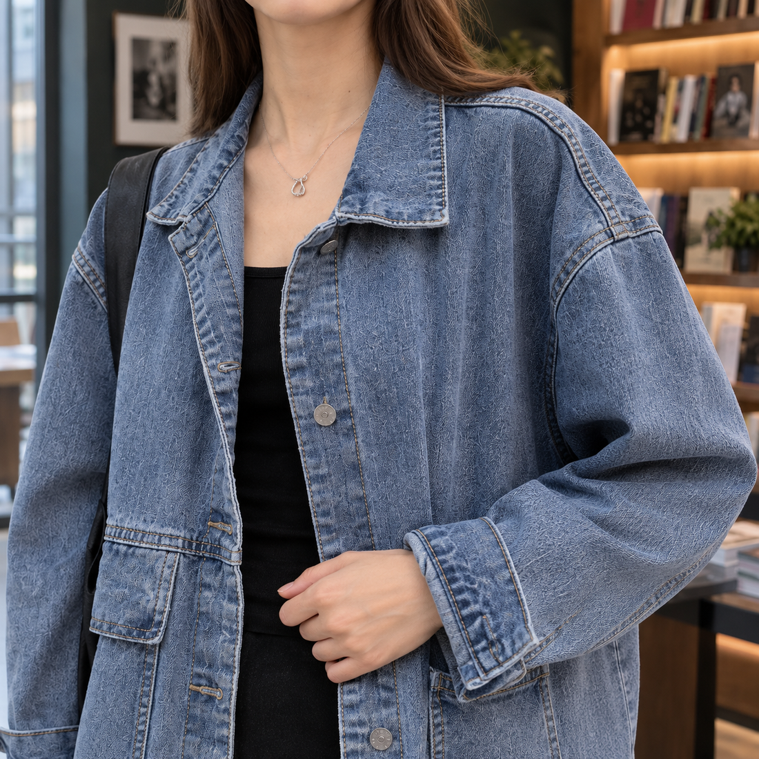 Rachel-Skye Denim Jacket - Lead Product Detail