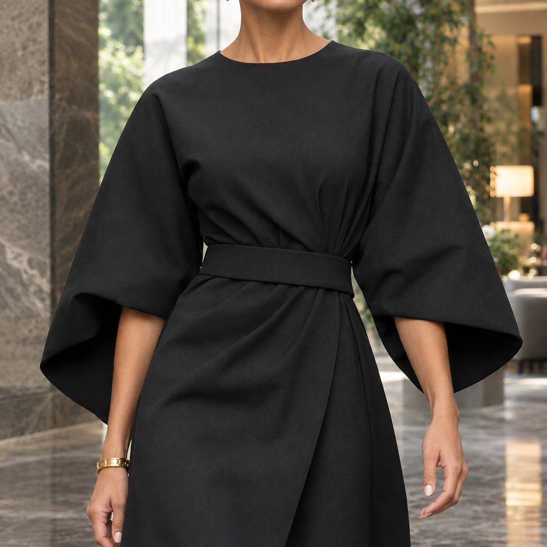 Kelsey-Rae Batwing Wrap Dress - Lead Product Detail