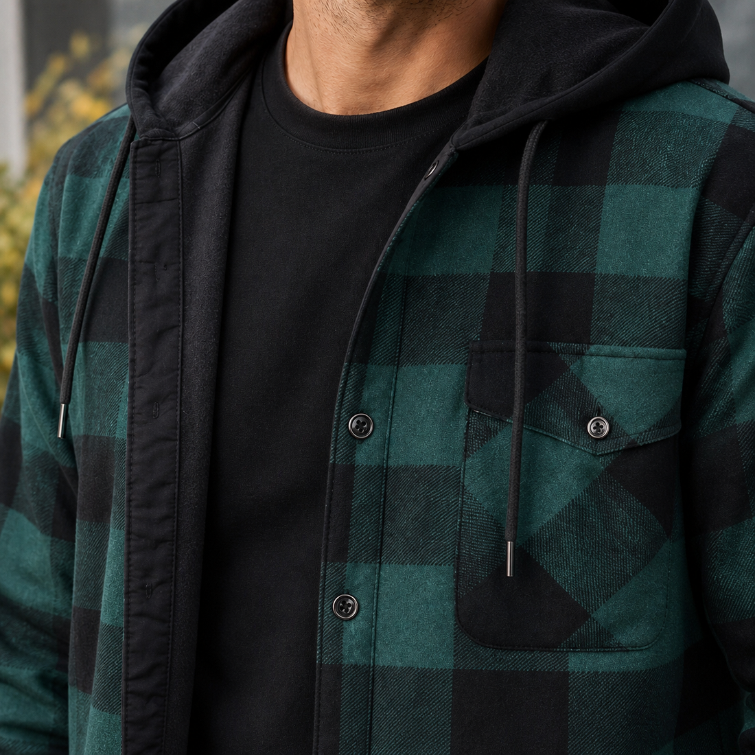 Oberon Hooded Jacket - Lead Product Detail