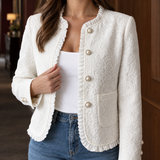 Leontine-June Ruffle Lace Jacket - Lead Product Detail