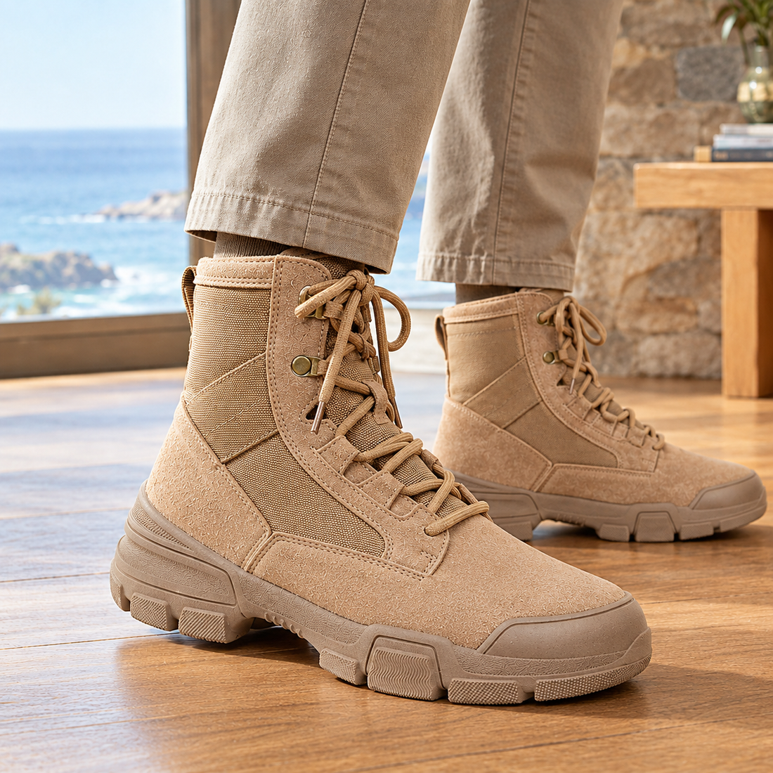 Gallarate Suede Ankle Boots - Lead Product Detail
