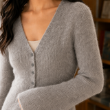 Alba-Faye V Neck Sweater - Lead Product Detail