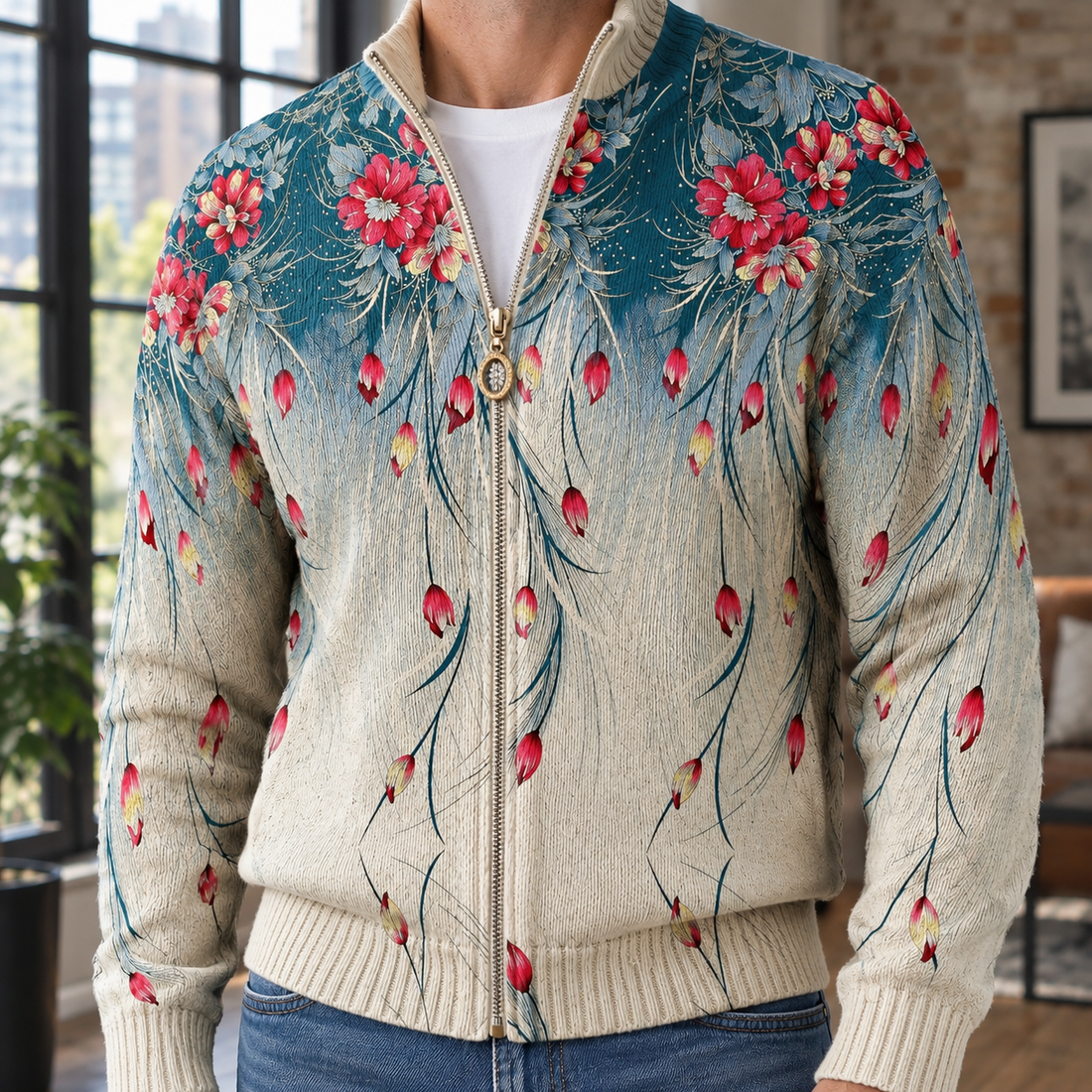 Orson Floral Sweater - Lead Product Detail