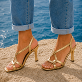Novara Strappy Sandals - Lead Alternate View