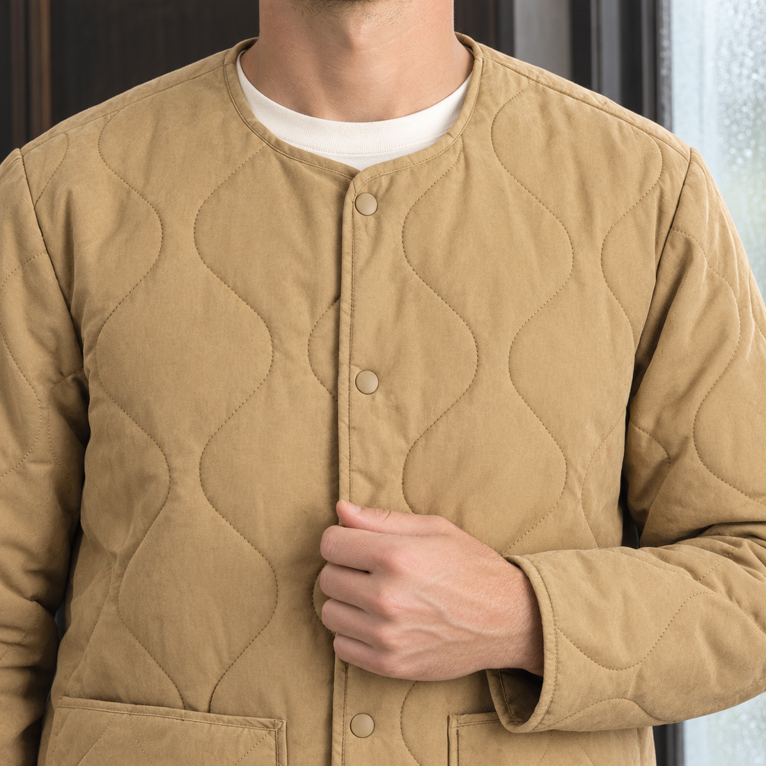 Thibault Quilted Jacket - Lead Product Detail