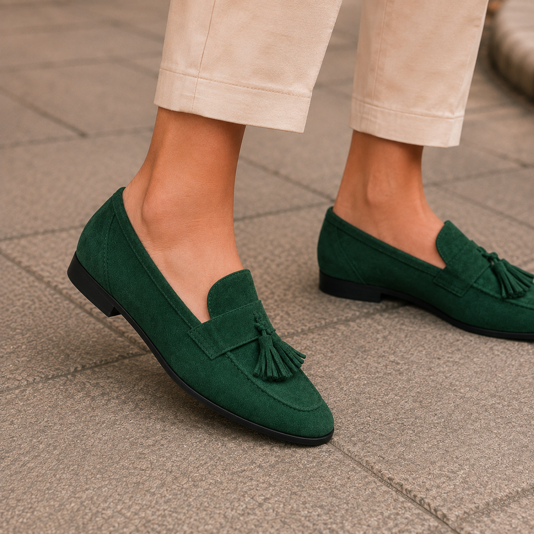 Lucca Tassel Loafers - Lead Alternate View