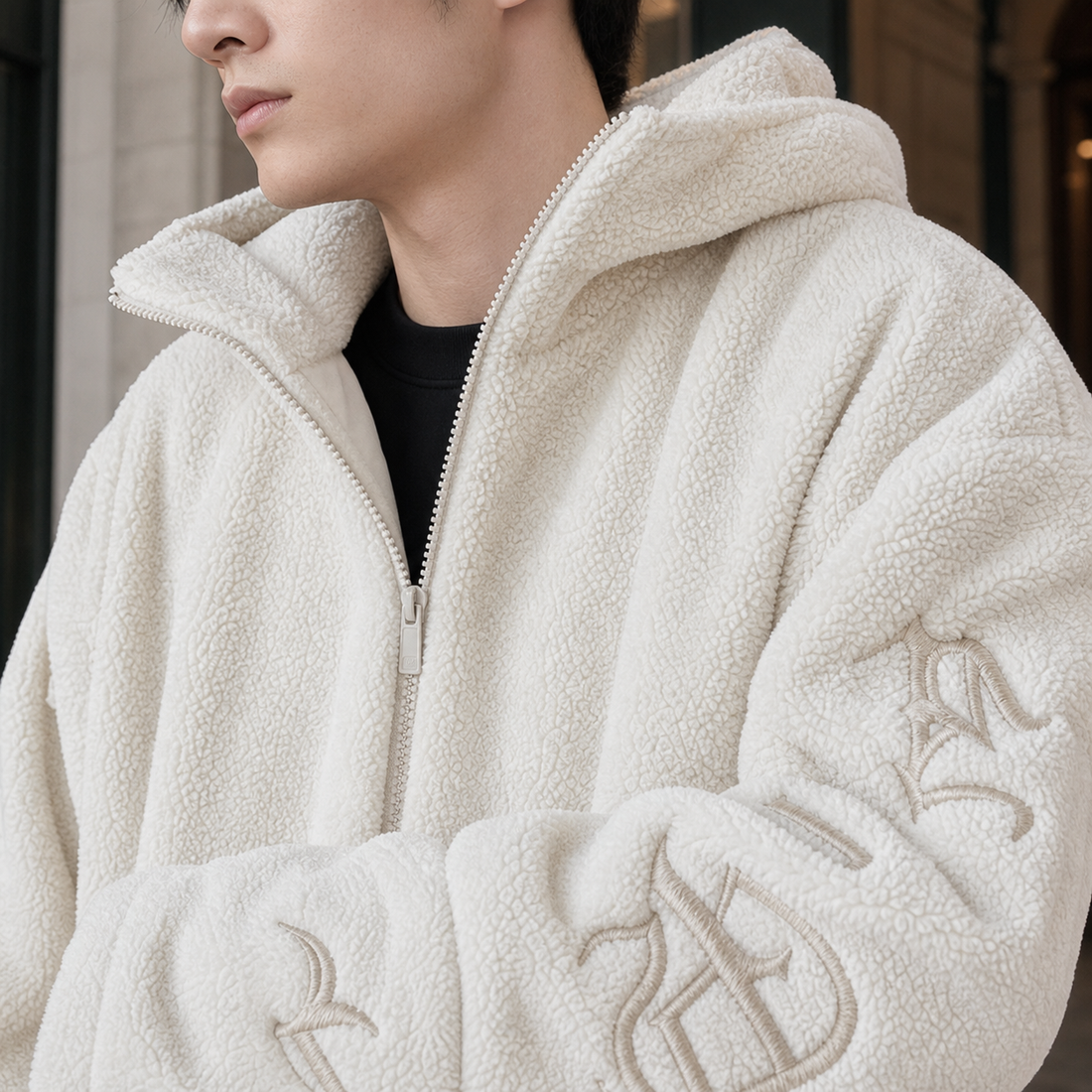 Tobias Hooded Jacket - Lead Product Detail