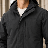 Wilfred-Stone Hooded Jacket - Lead Product Detail