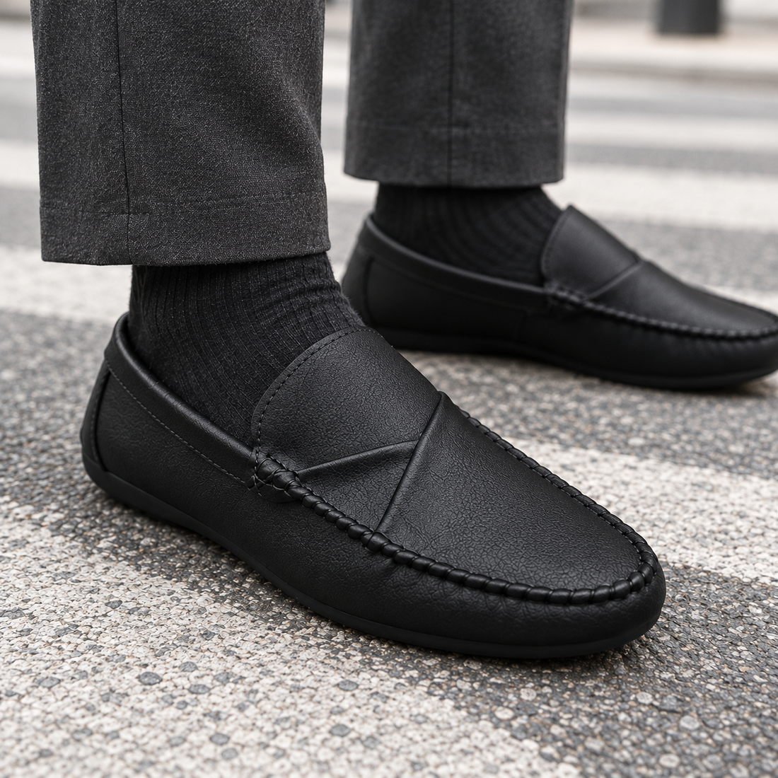 Marinelli Slip-On Loafers - Lead Product Detail