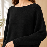 Cordelia-Faye Boat Neck Sweater - Lead Product Detail