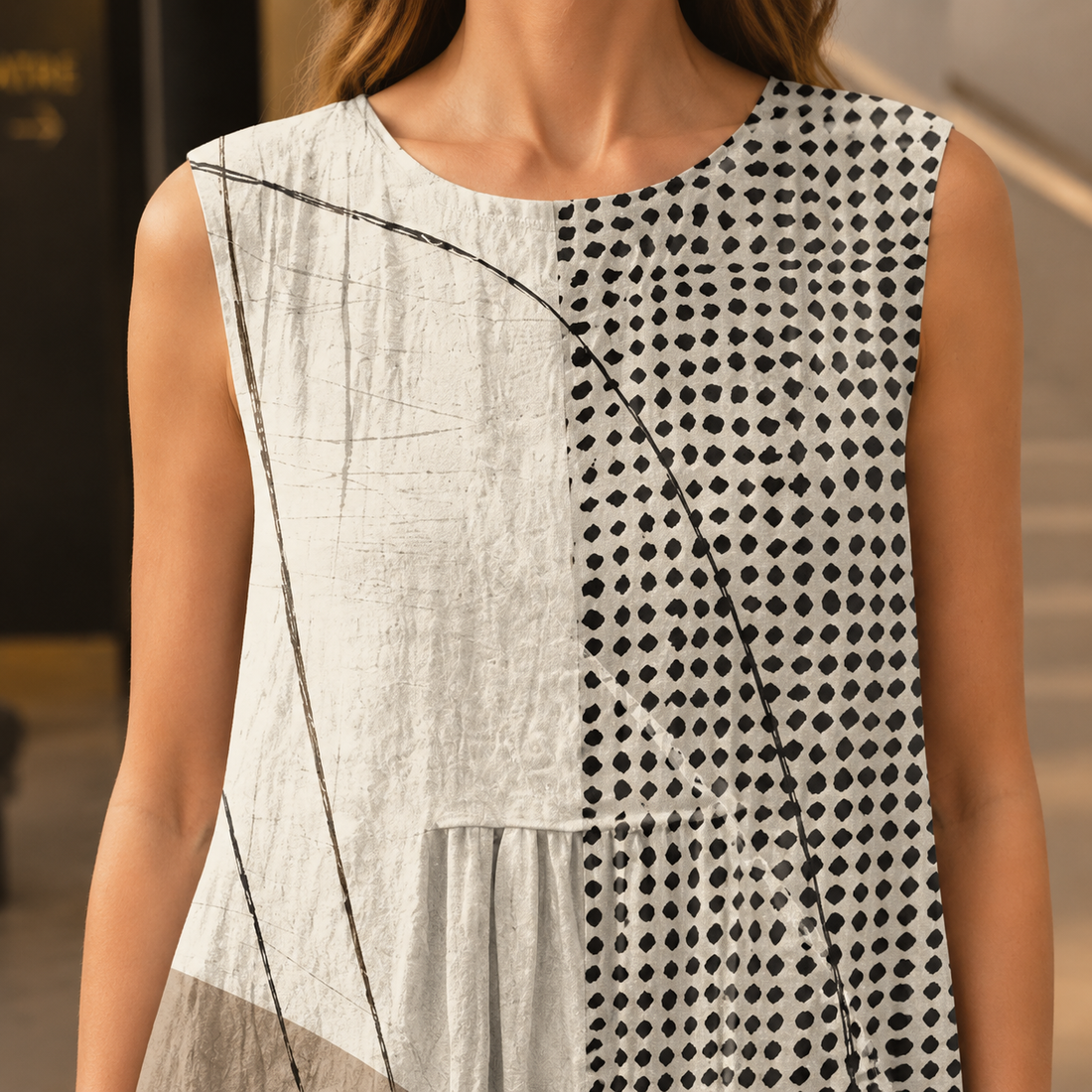 Sofia-Faye Cocoon Midi Dress - Lead Product Detail