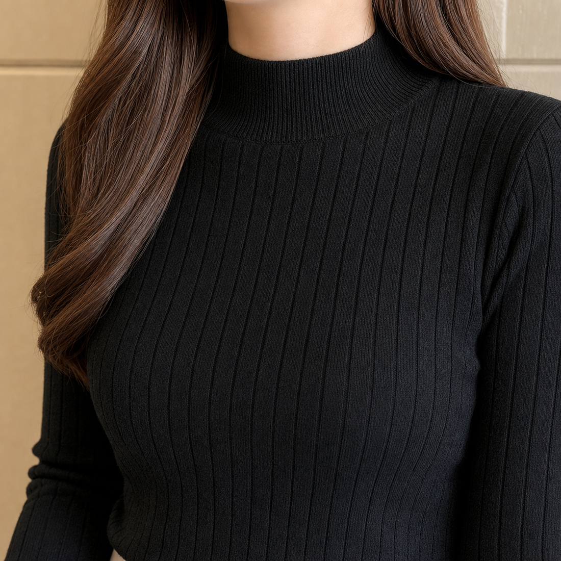 Bettina-Skye Mock Neck Top - Lead Product Detail